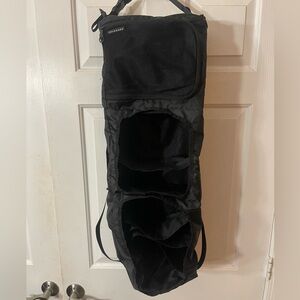 Solgaard Carry On Closet Organizer Black Travel Packing 5 Shelf System Shore Tex